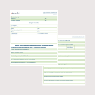 Form: Client Discovery & Qualification Form