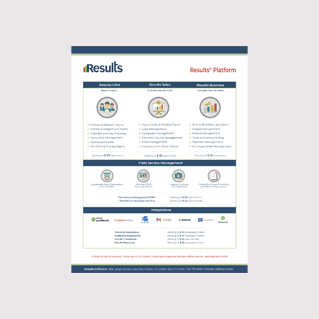 Results Platform &ndash; Licensing Info Sheet